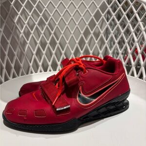 Nike Powerbridge Romaleos 2 Red and White Sneakers